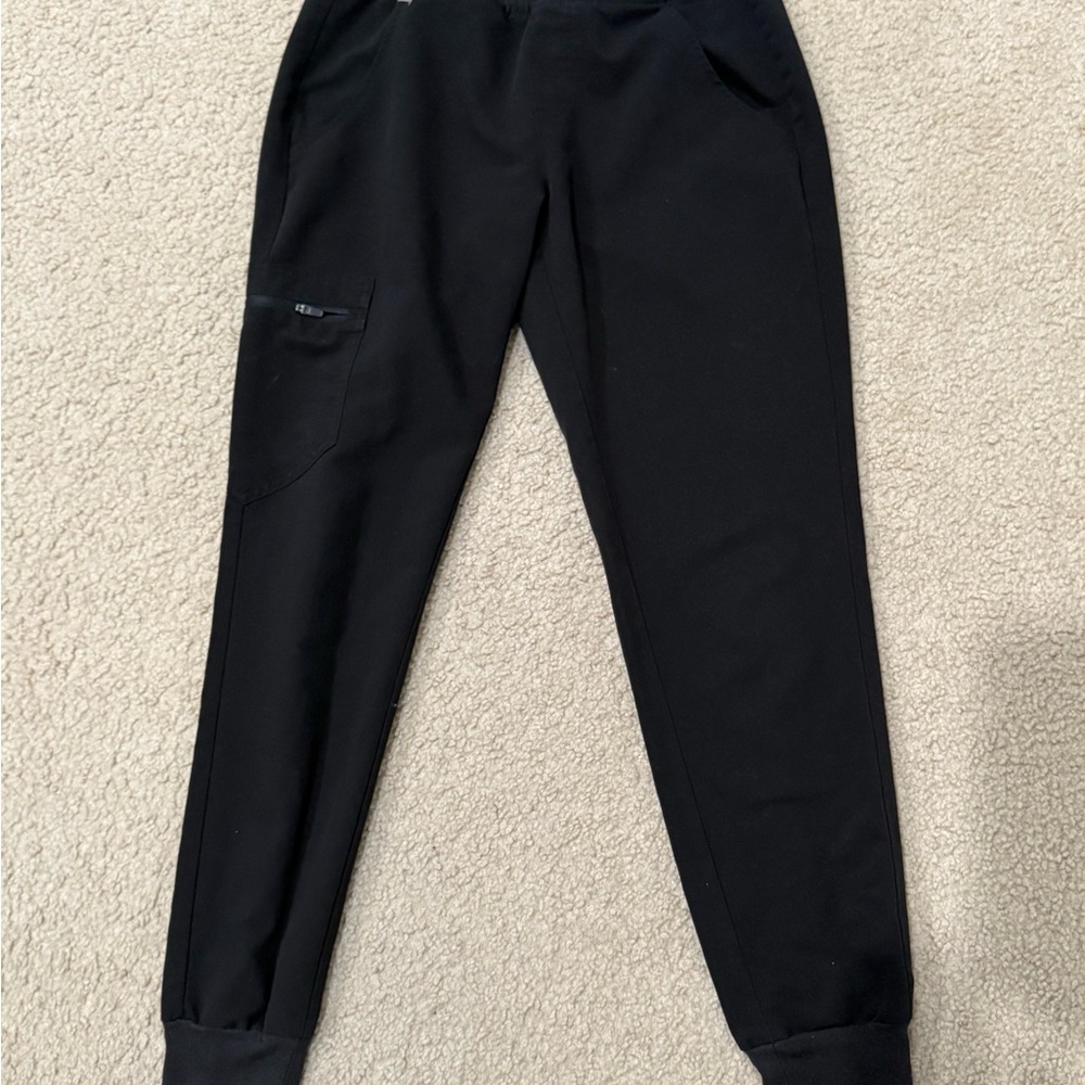 Women’s Black Jogger scrub bottoms- XS